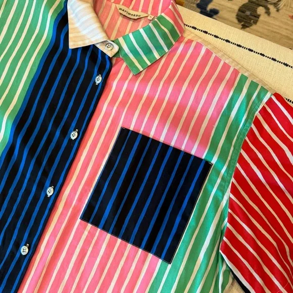 Marimekko Striped Multicolor Dress - Picture 3 of 4